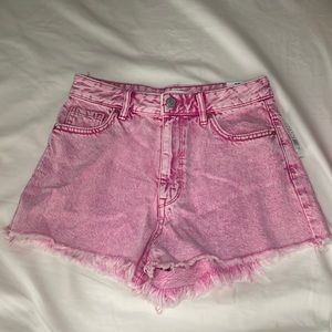 PacSun Pink High Rise Festival Shorts